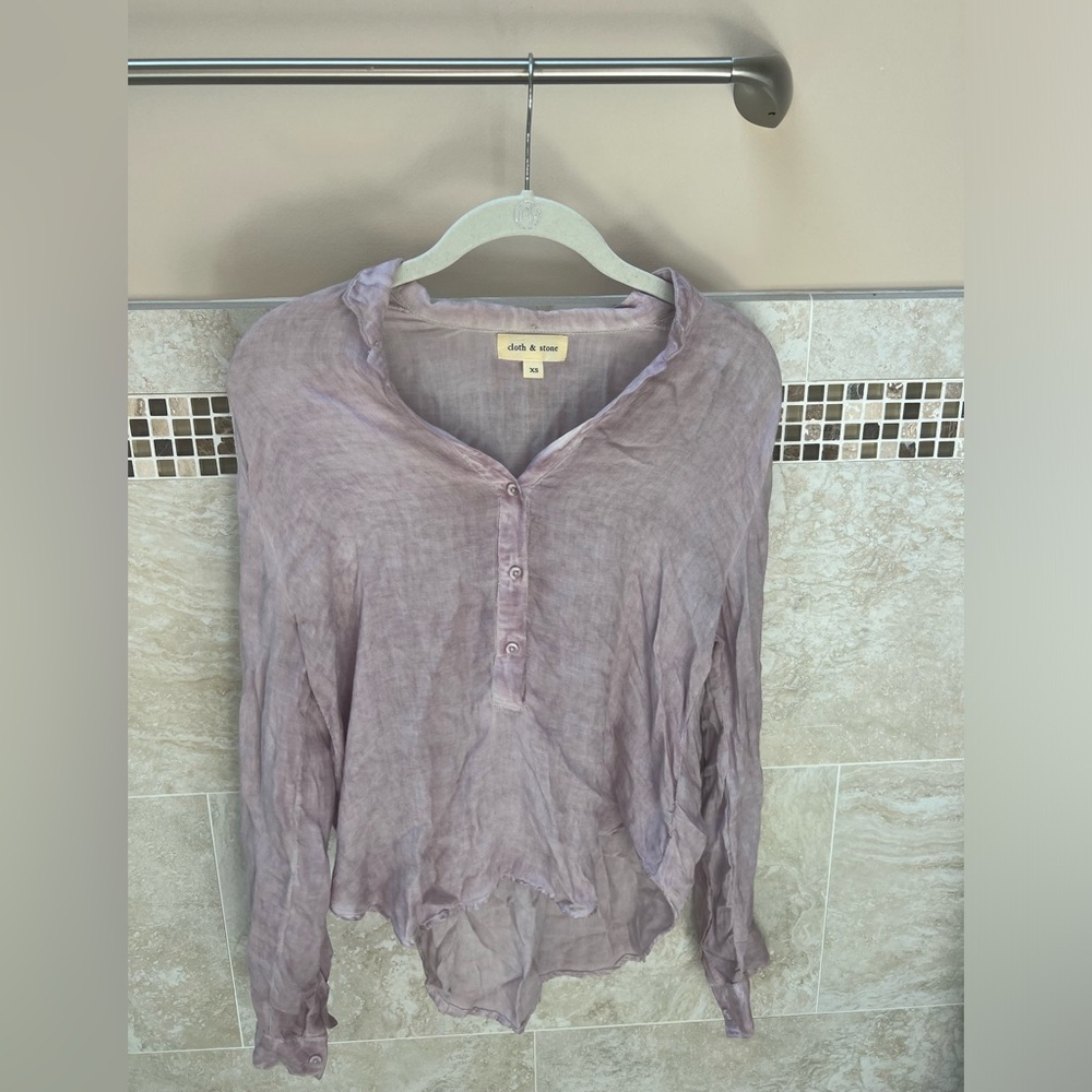 Lavender/lilac blouse